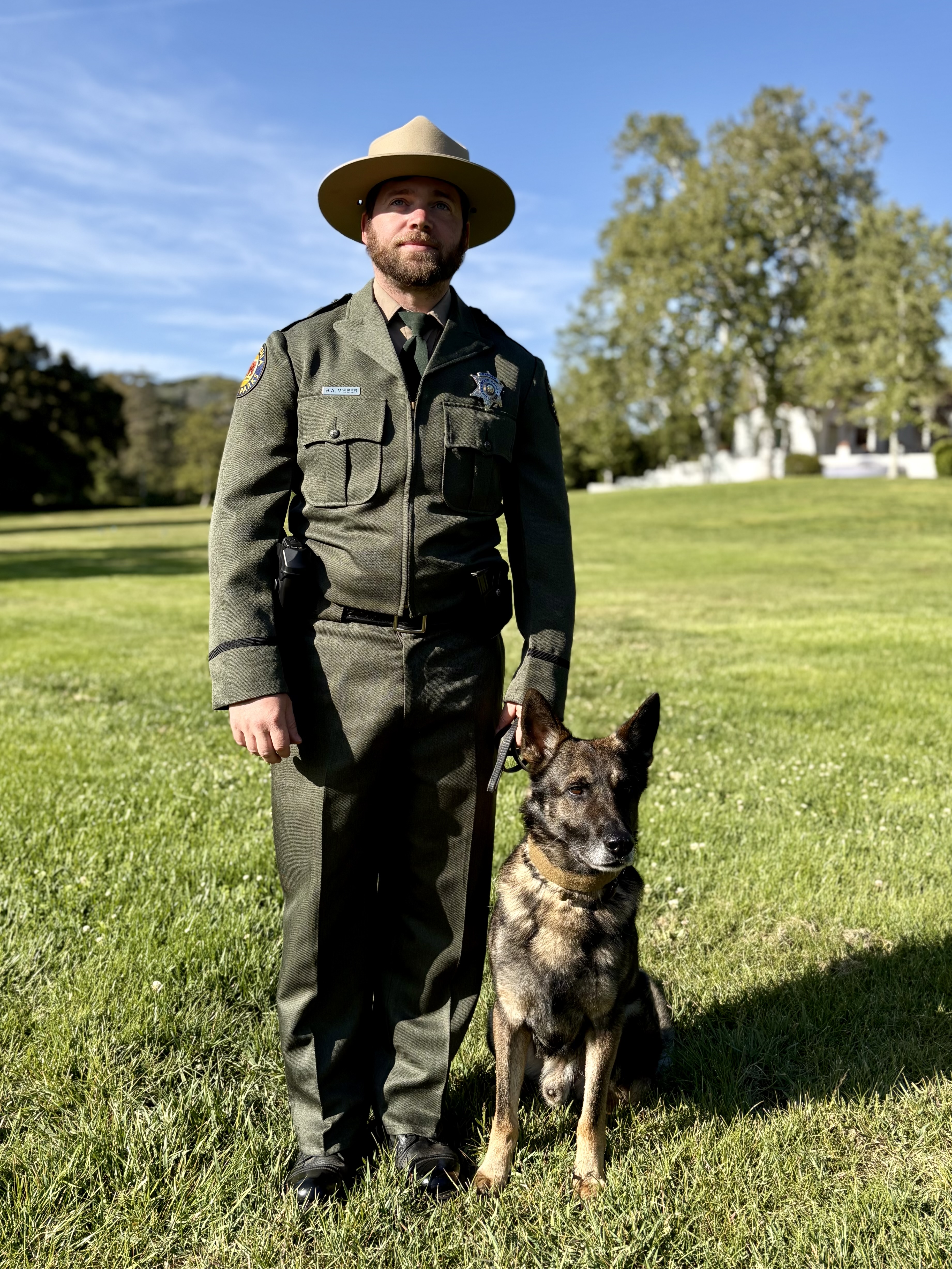 K-9 Rino and Handler Brett Weber 
